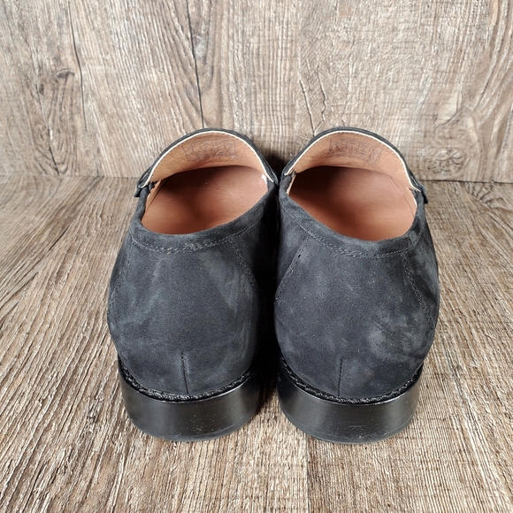 Vionic Waverly Women's Size 6 Black Suede Leather Penny Loafers Shoes - Picture 4 of 12